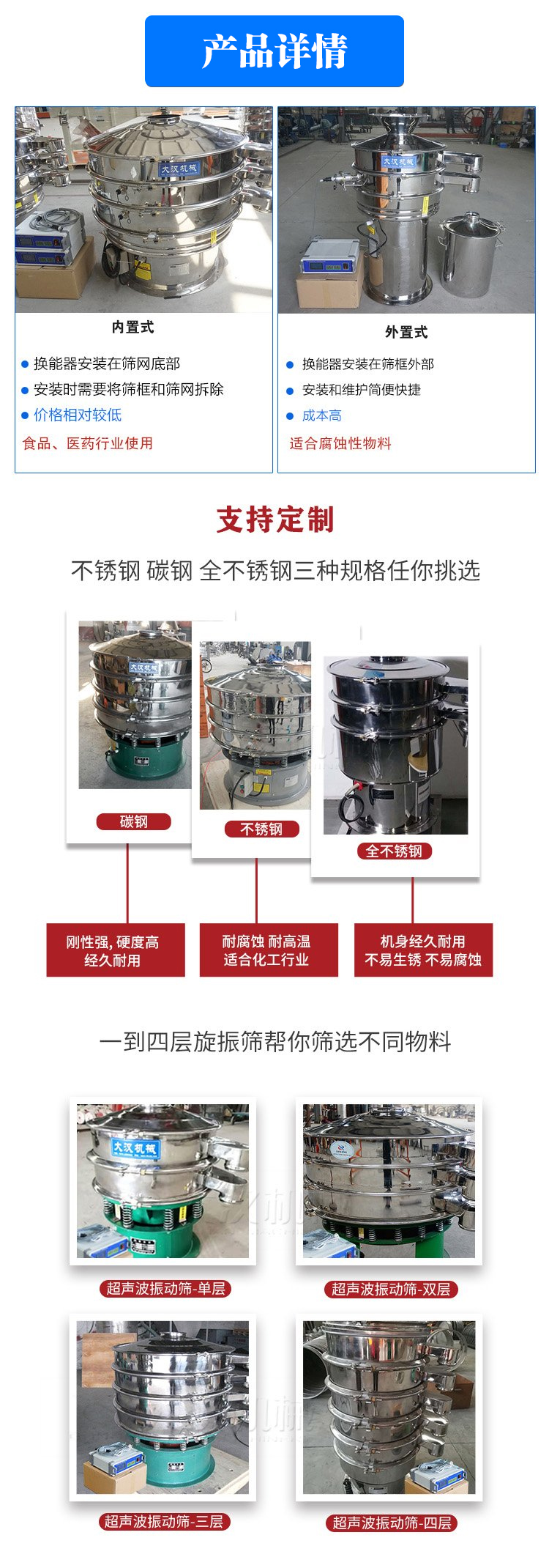 鋰電池振動篩產品種類